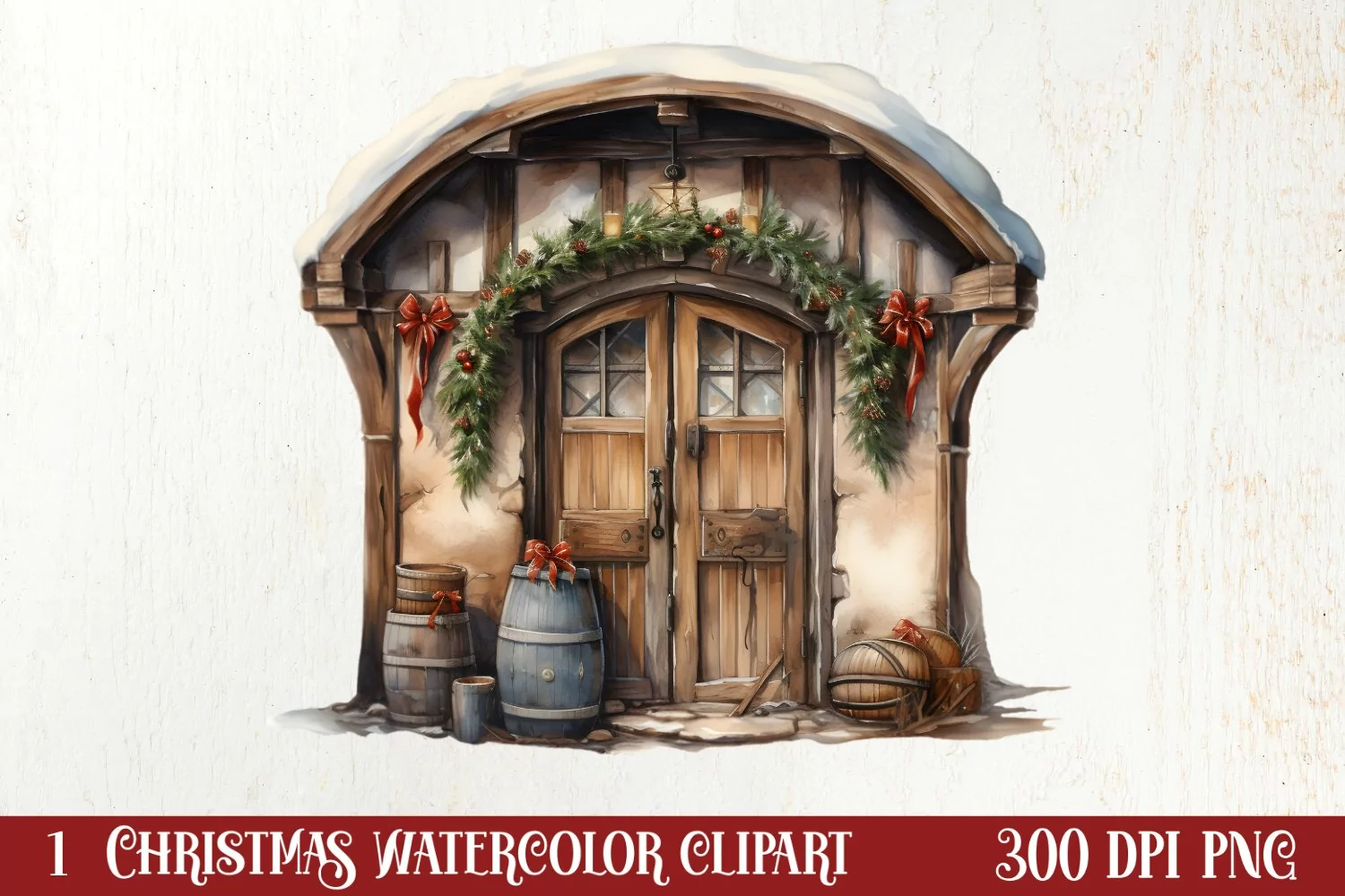 Western Christmas Cowboy Clipart Sublimation, Christmas PNG product image 1