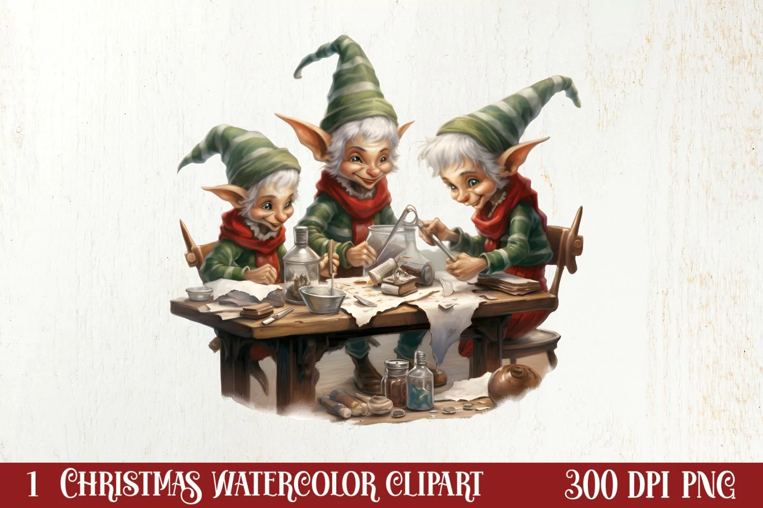 Whimsical Christmas Clipart , Christmas PNG product image 1
