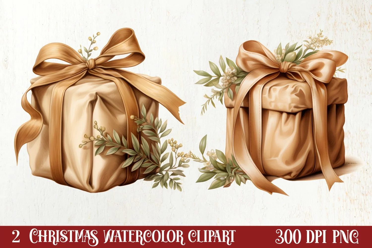 Magical Christmas Celebration Clipart, Christmas Clipart product image 1