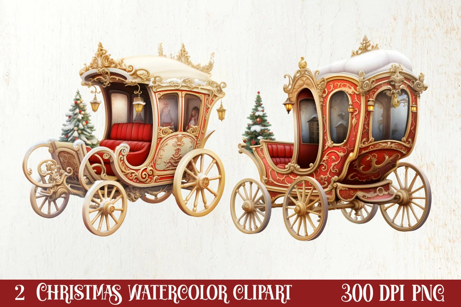 3D Christmas Sublimation Clipart product image 1