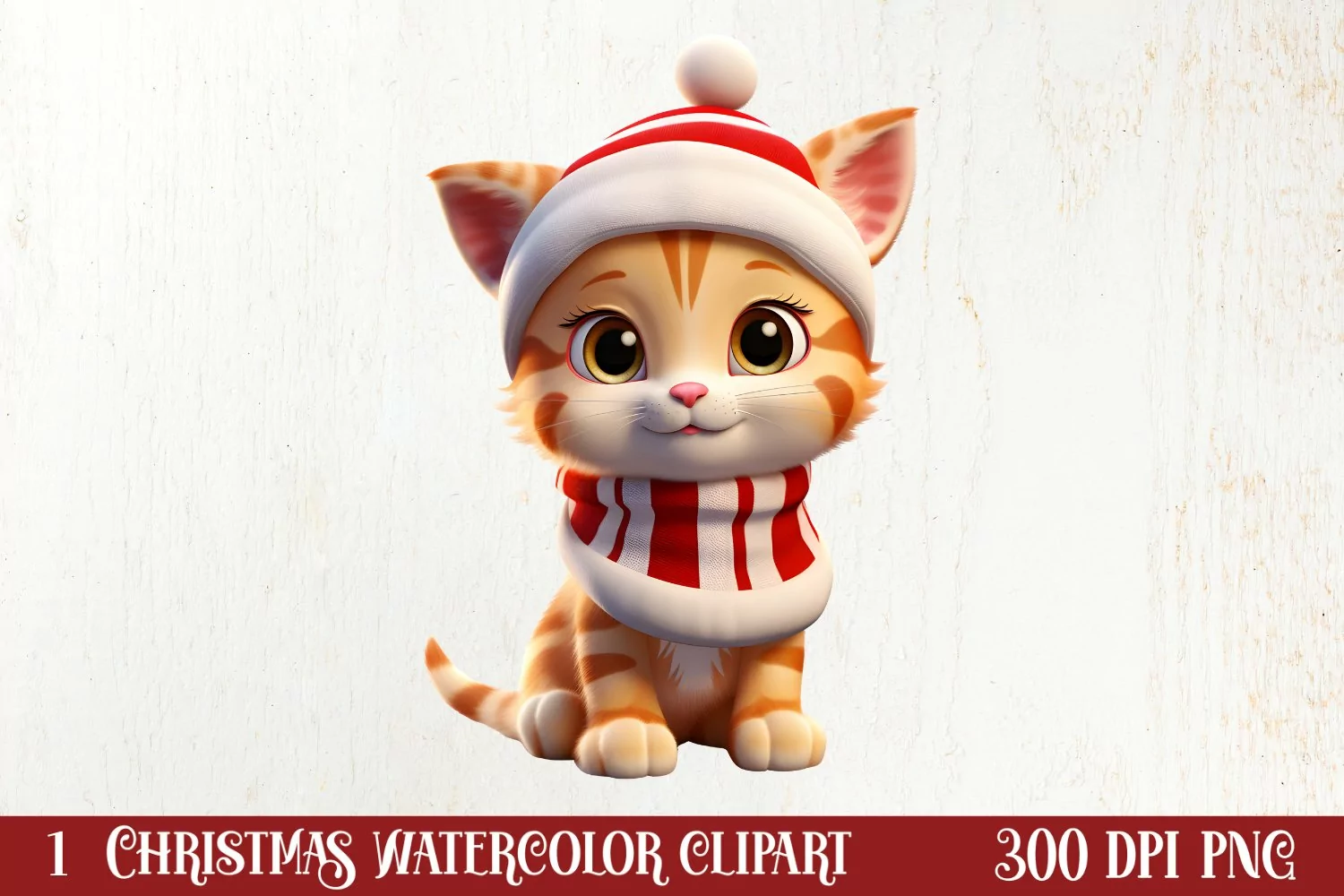 3D Christmas Sublimation Clipart product image 1