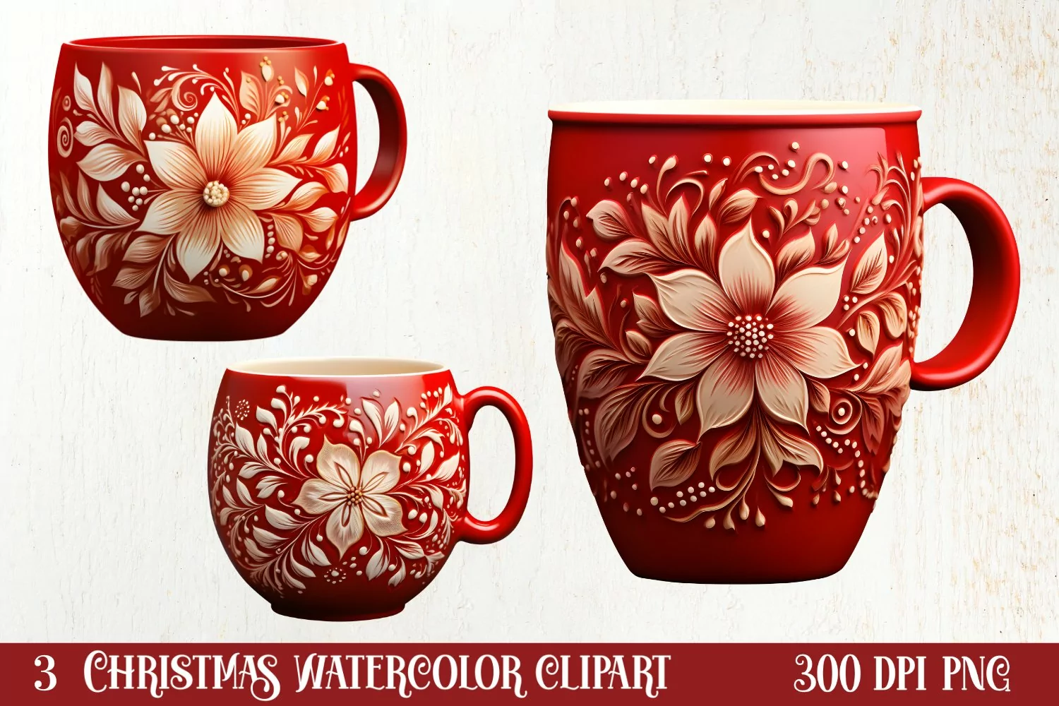 Christmas Clipart Sublimation, Christmas Clipart product image 1