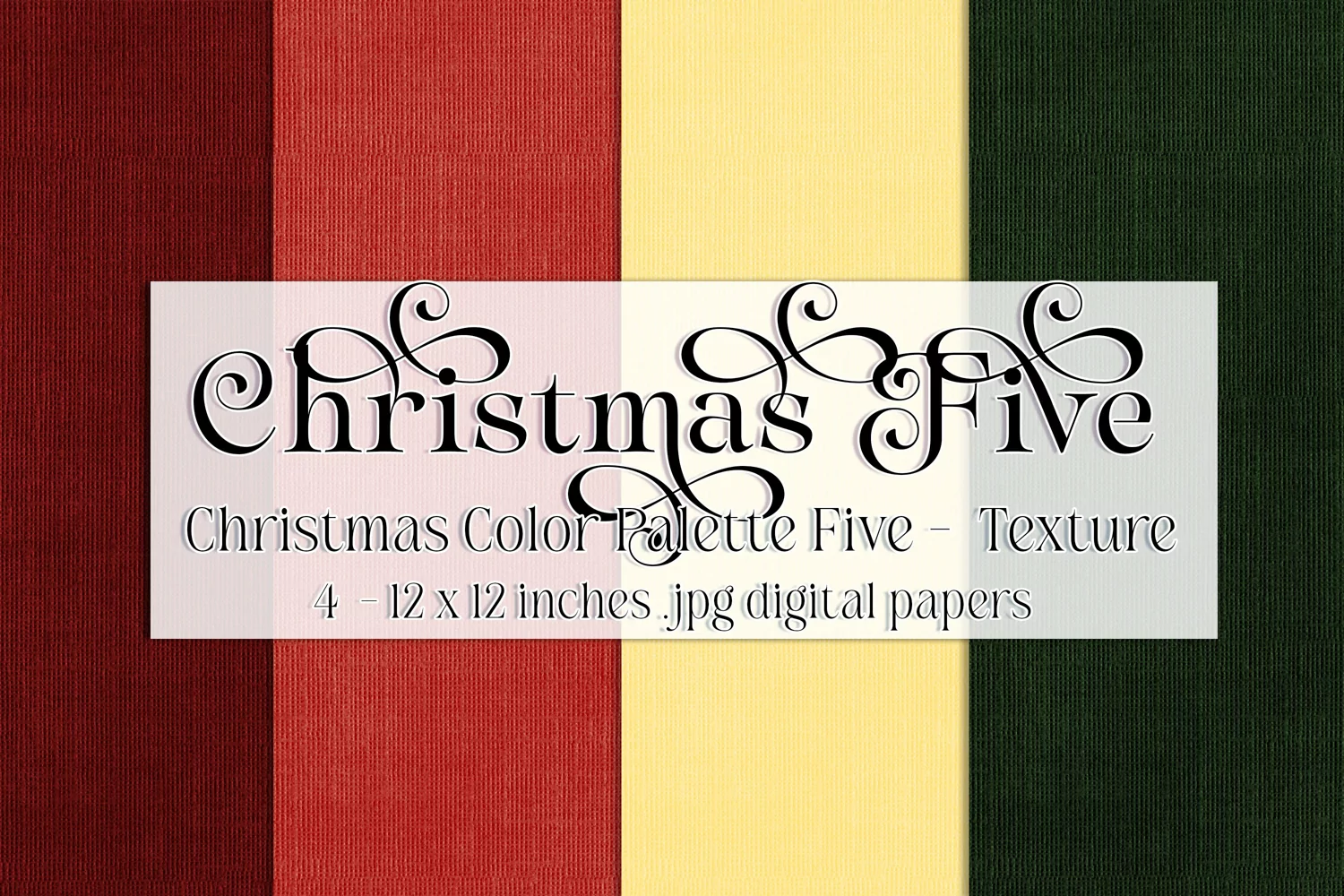 Christmas Background, Christmas Five Color Palette, Texture product image 1