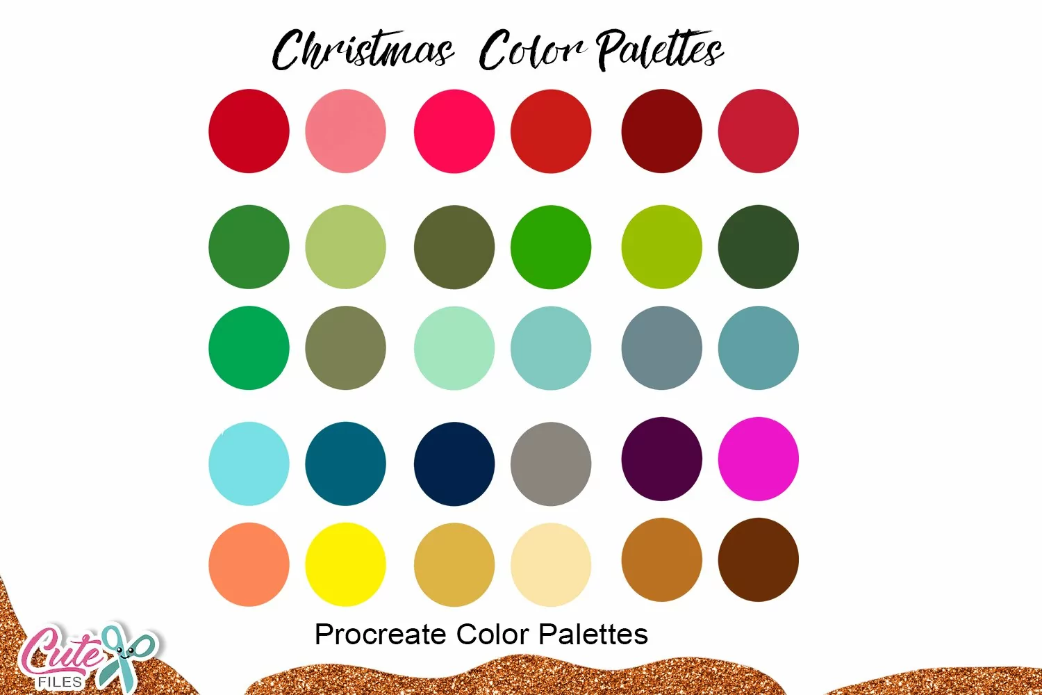 Christmas Color Palettes for Procreate product image 1