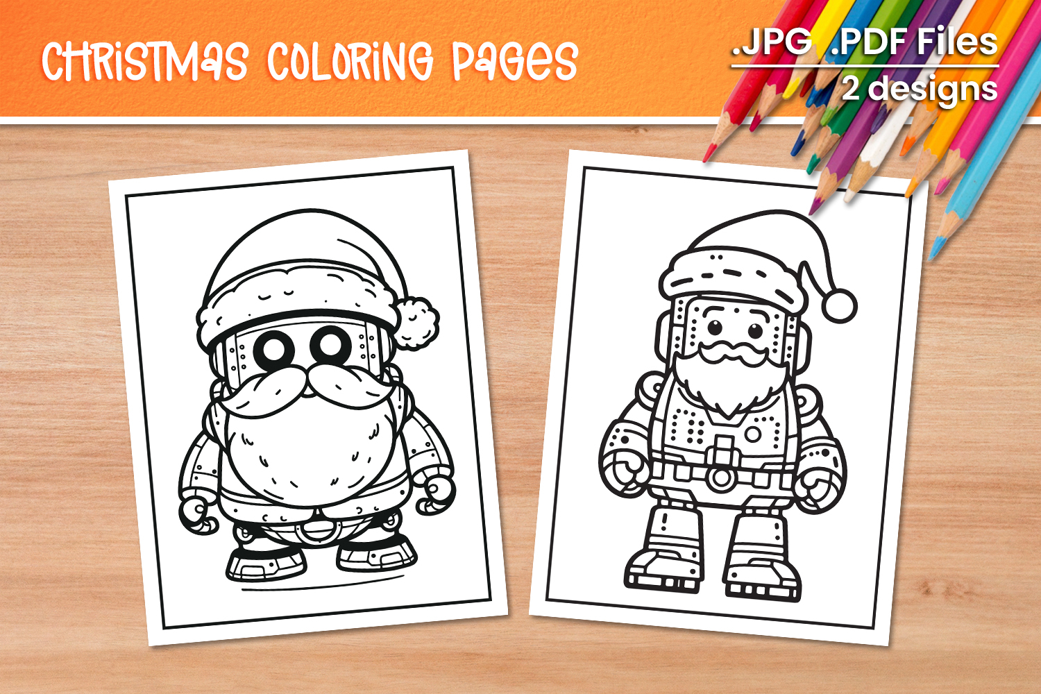 Christmas Coloring Pages 7 product image 1