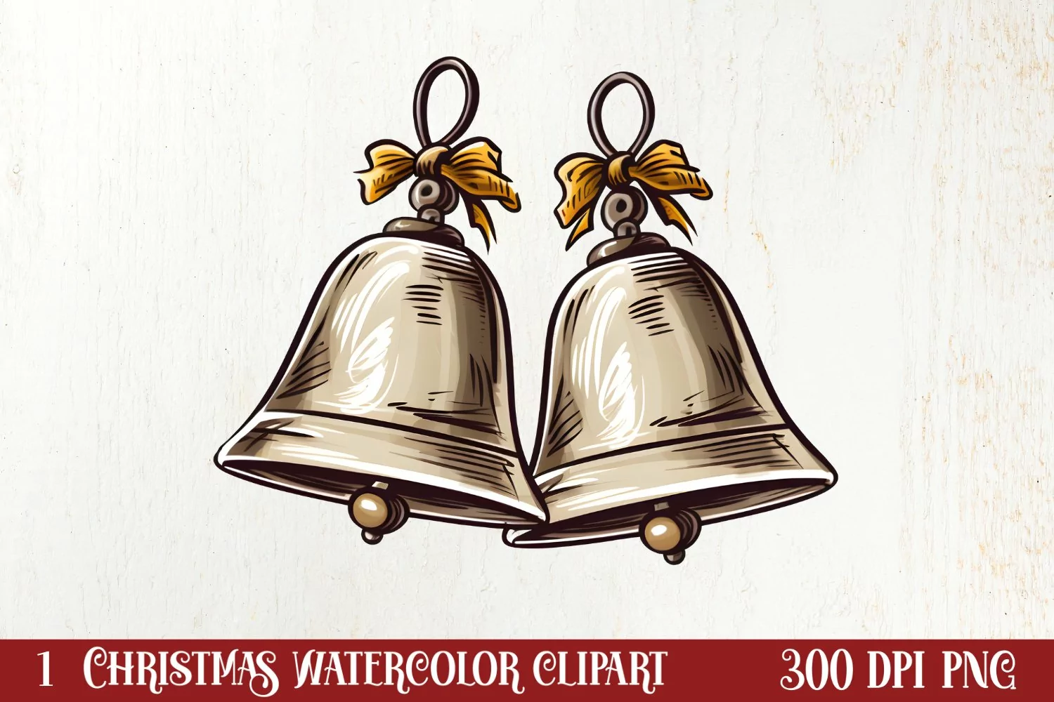 Christmas Doodle Sublimation Clipart, Christmas Clipart product image 1