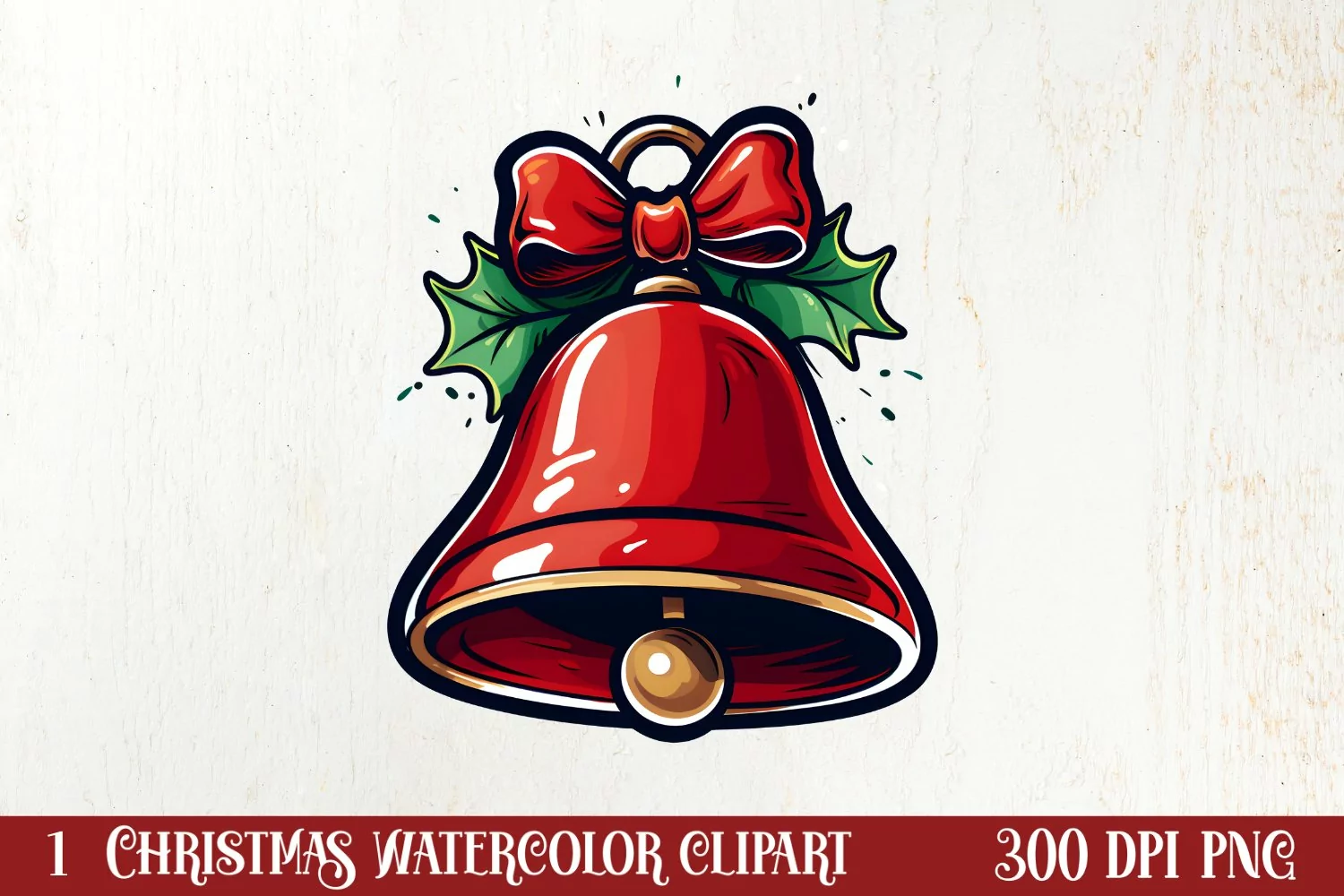 Christmas Doodle Sublimation Clipart, Christmas Clipart product image 1