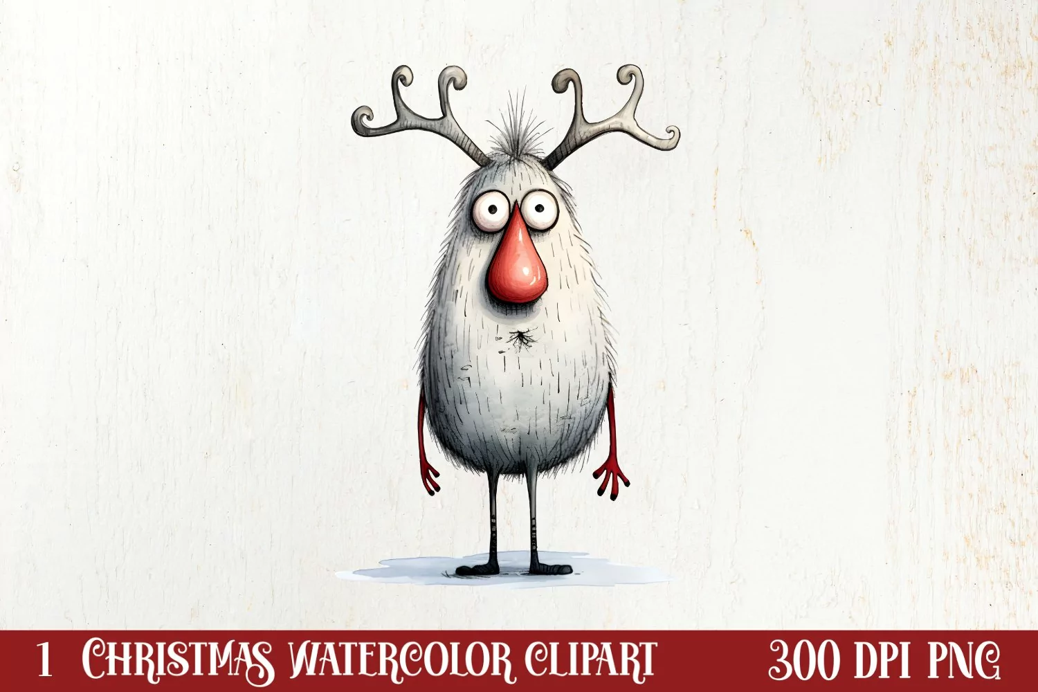 Christmas Doodle Sublimation Clipart, Christmas Clipart product image 1