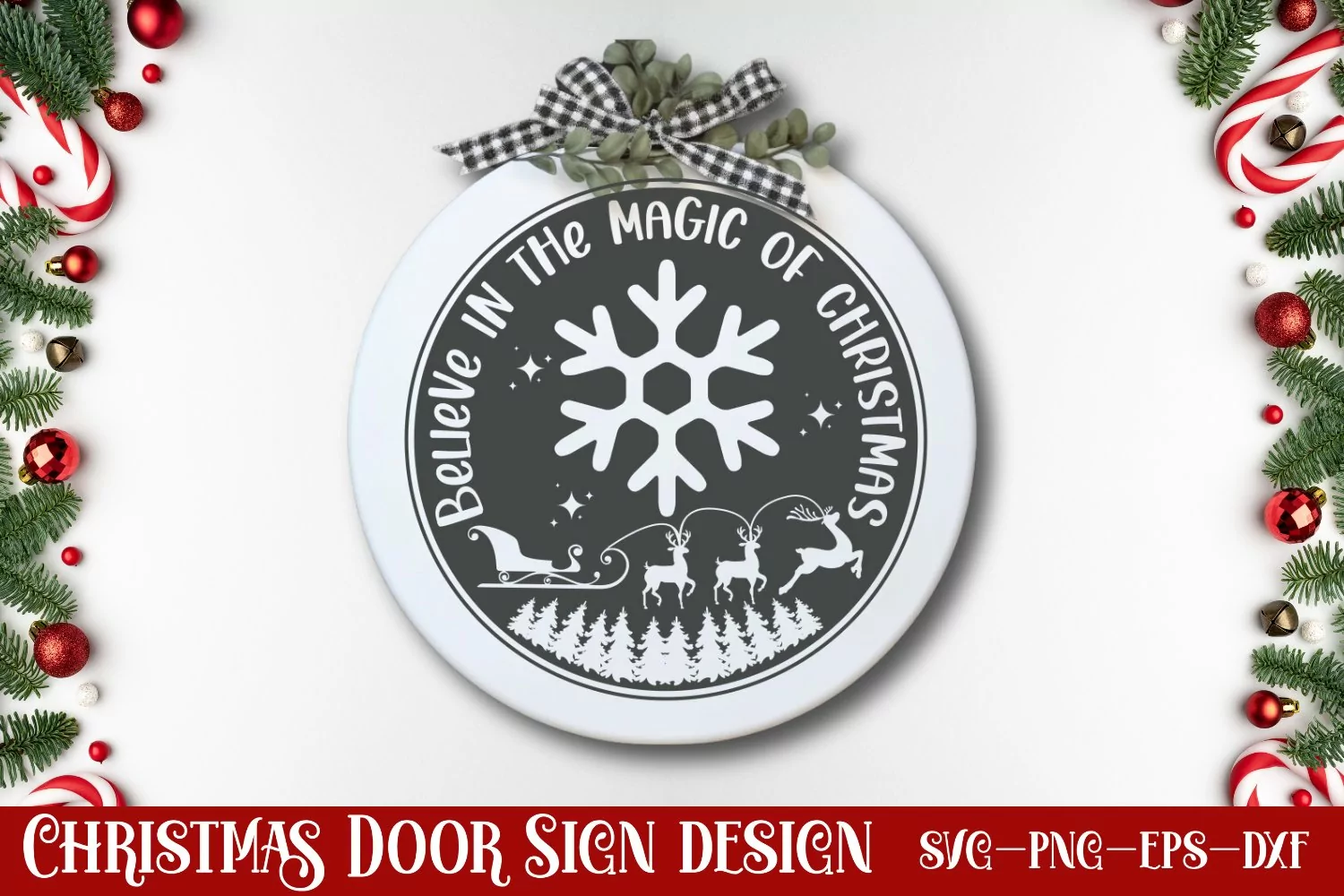 Believe in the magic of christmas SVG product image 1
