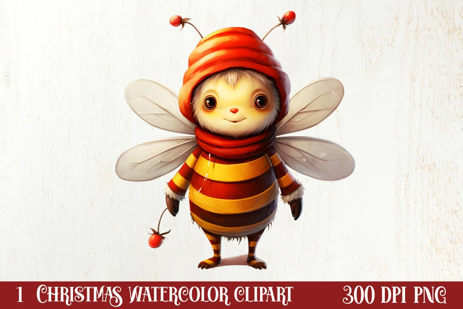 Christmas Farm Animals Sublimation Clipart product image 1
