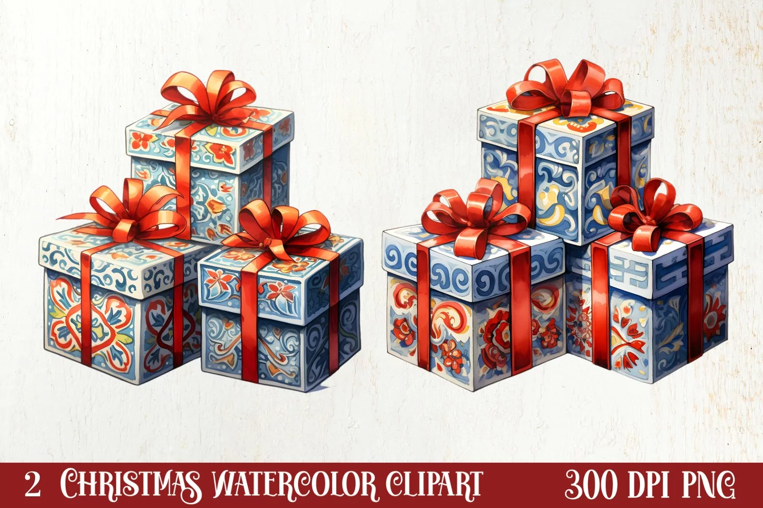 Christmas Fork Art Sublimation Clipart, Christmas Clipart product image 1