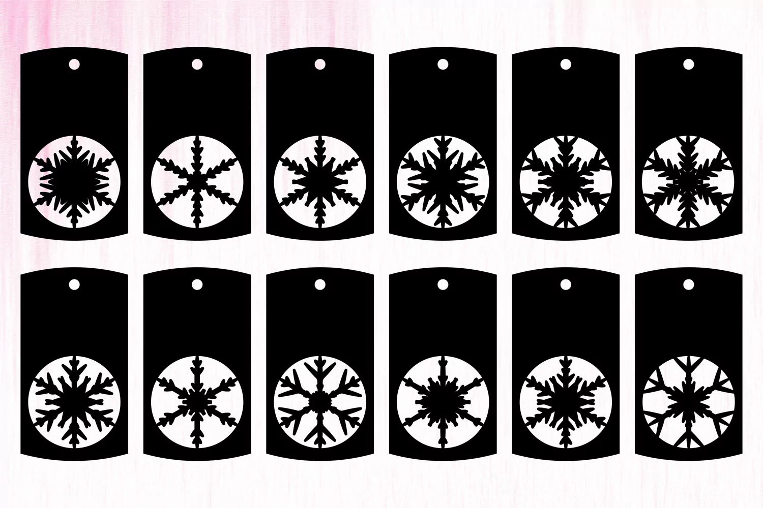 Christmas Gift Tags Template. Christmas Tags SVG. Sale Tags product image 1