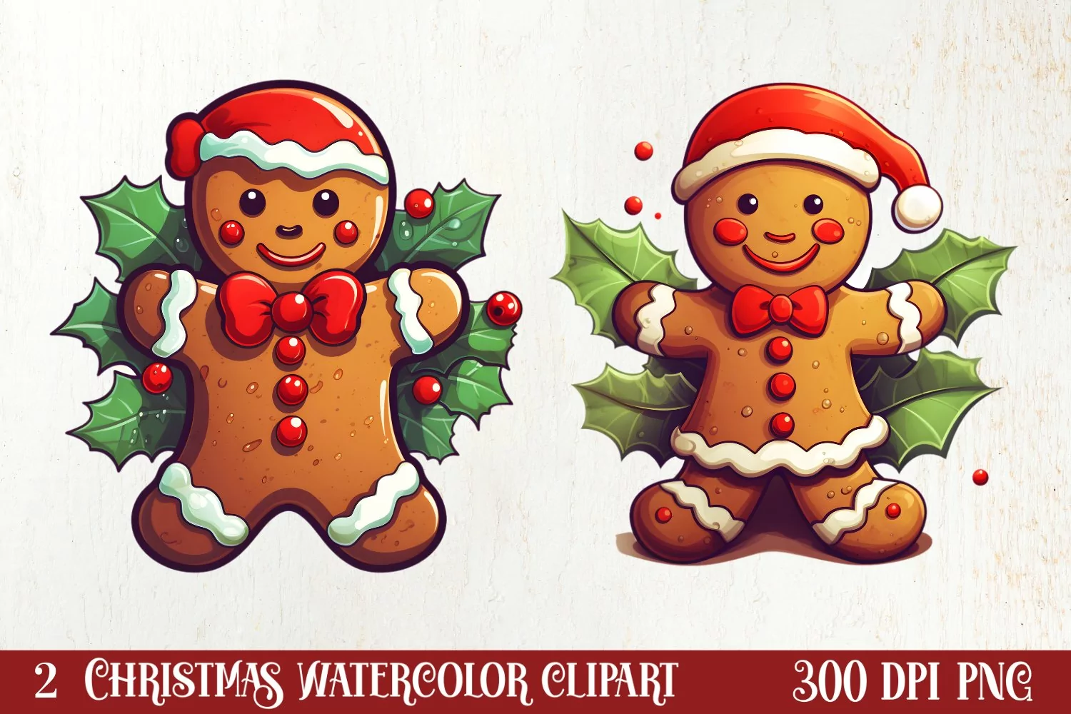 Christmas Gingerbread Man Sublimation, Christmas Clipart product image 1
