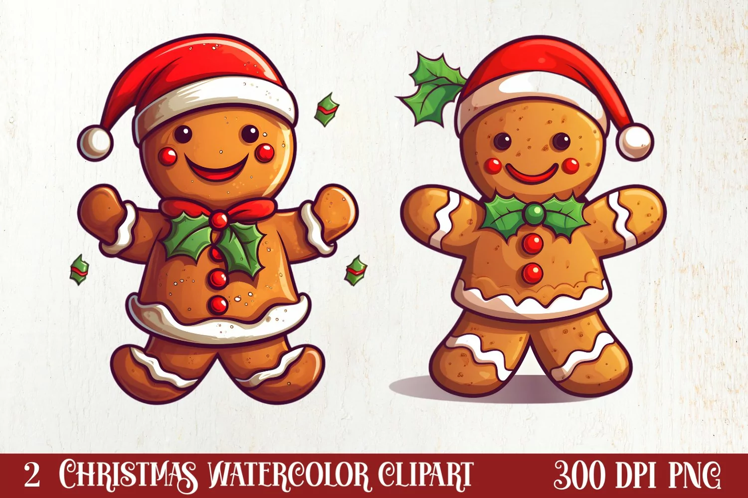 Christmas Gingerbread Man Sublimation, Christmas Clipart product image 1