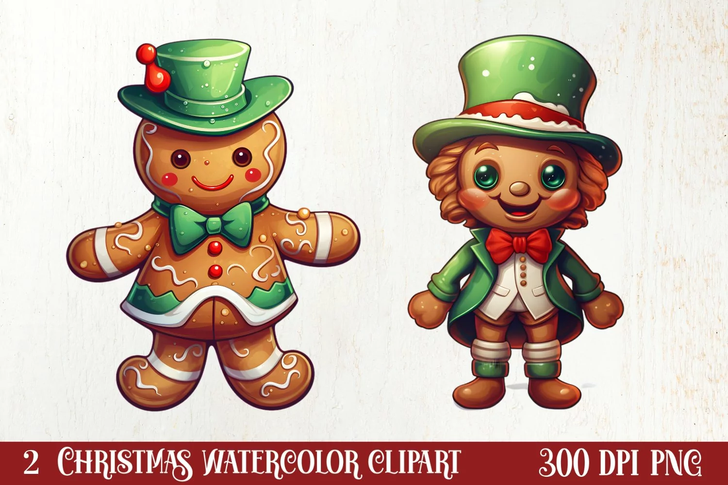 Christmas Gingerbread Man Sublimation, Christmas Clipart product image 1