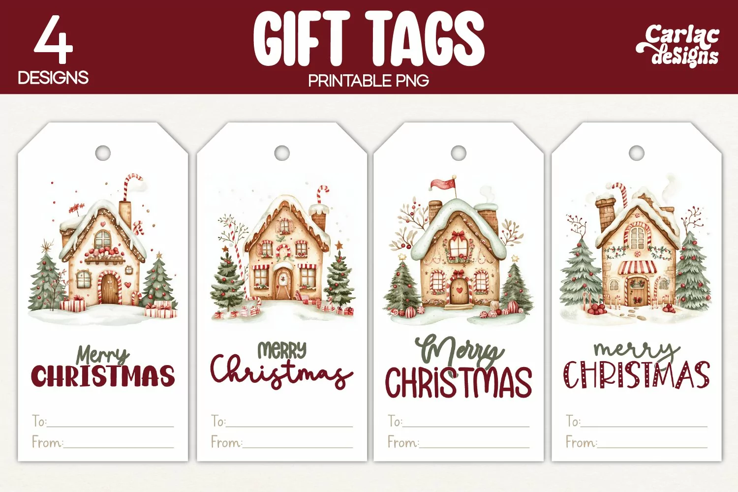 christmas home gift tags
