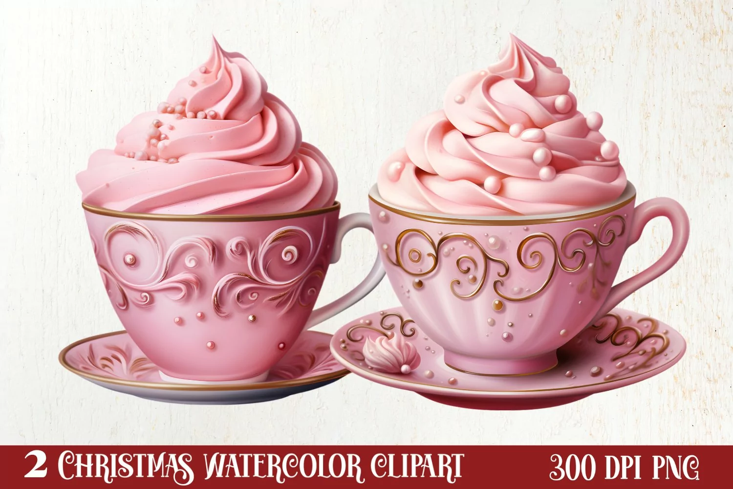 Christmas Hot Cocoa Sublimation Clipart, Christmas PNG product image 1