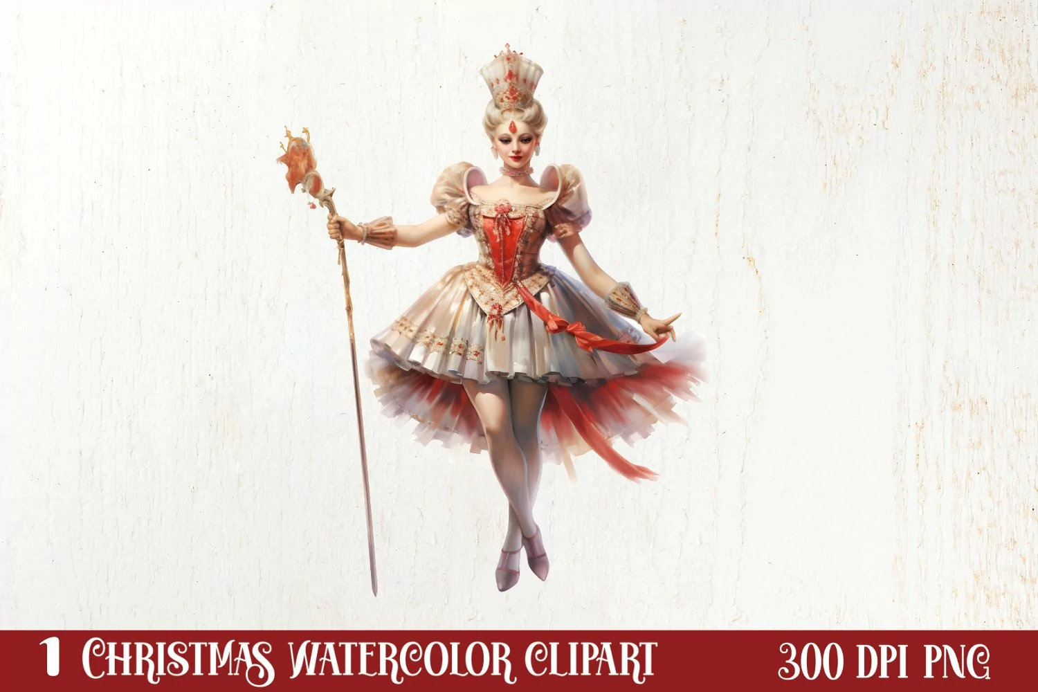 Christmas Nutcracker Sublimation Clipart, Christmas PNG product image 1