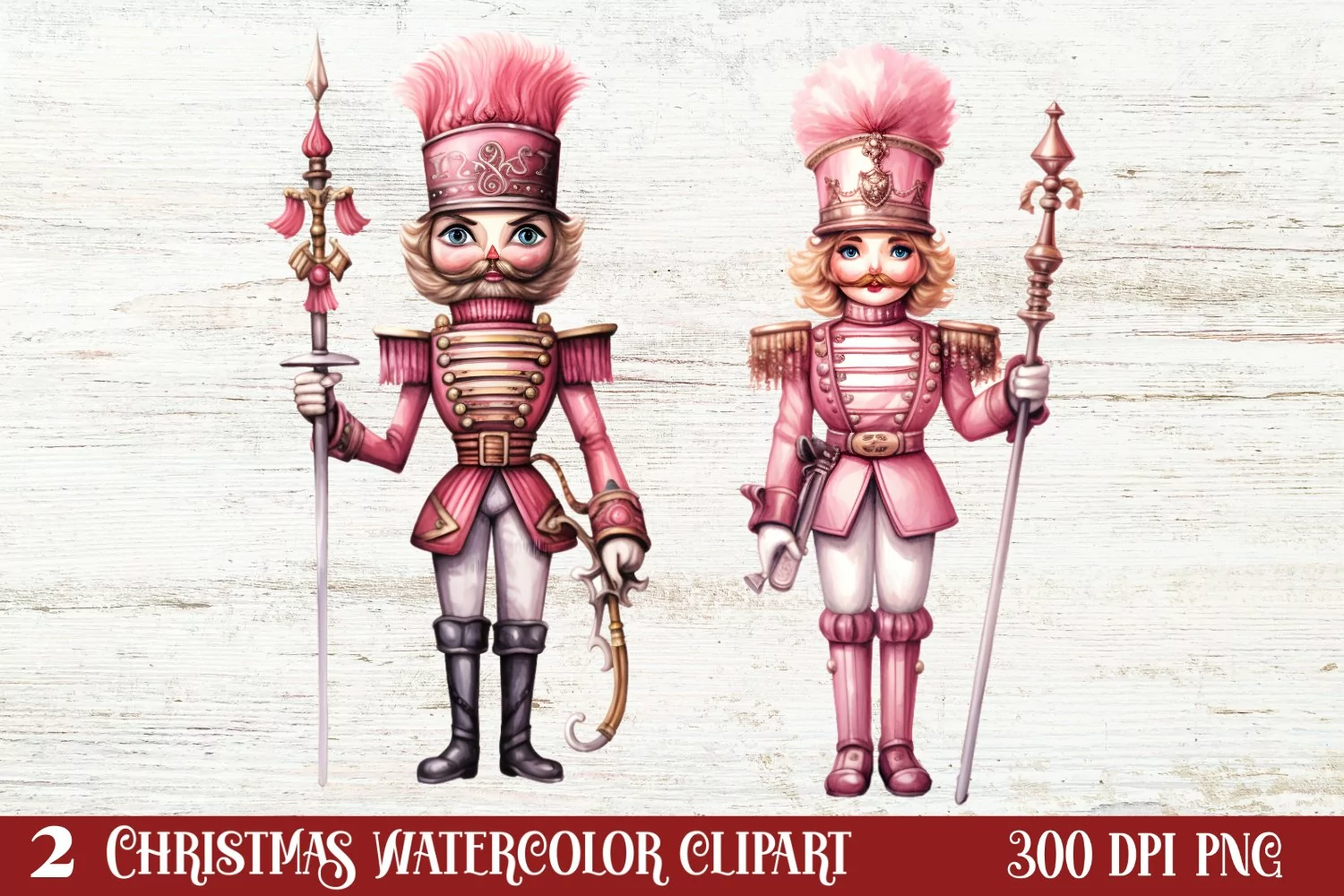 Christmas Nutcracker Clipart Sublimation, Christmas PNG product image 1