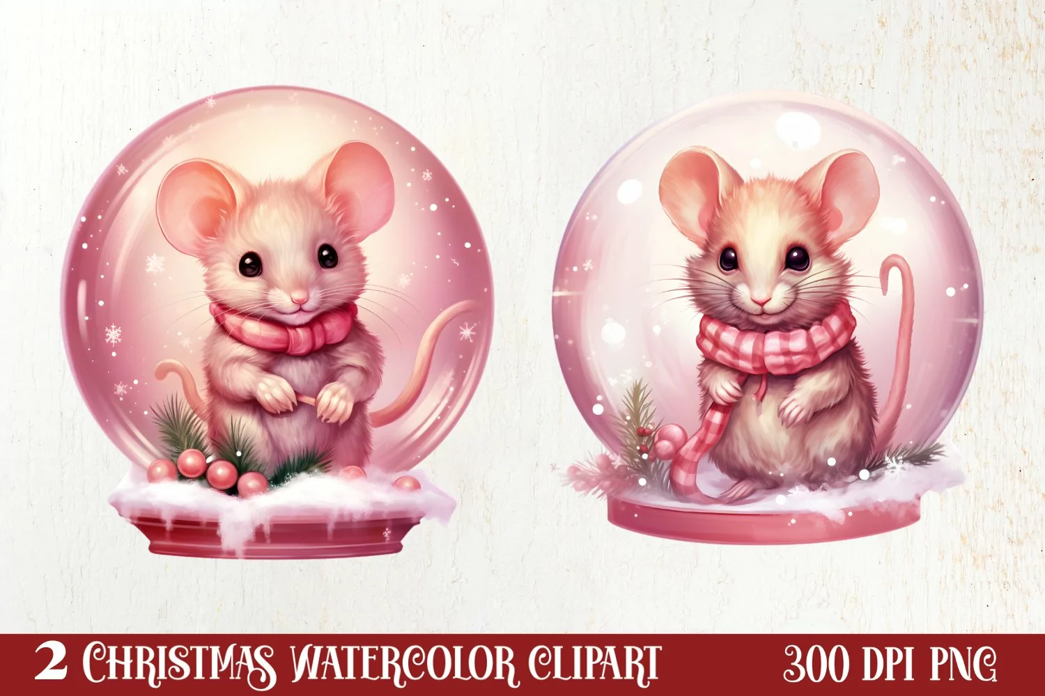 Christmas In Snow Globe Clipart Sublimation, Christmas SVG product image 1