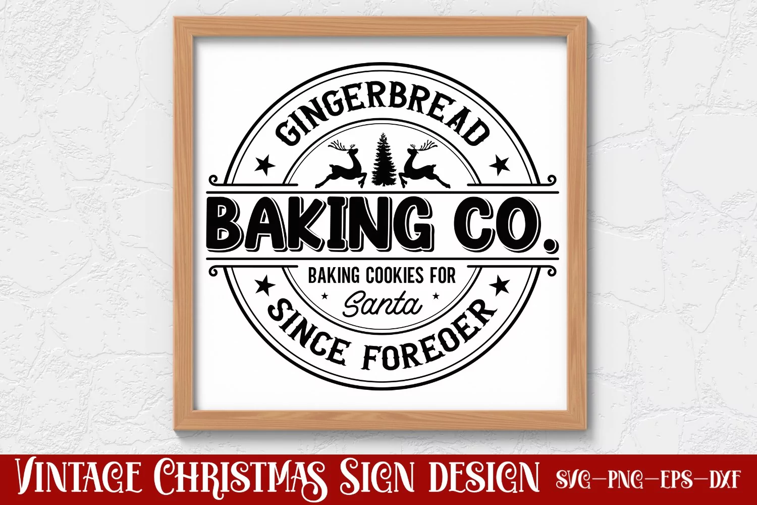 Gingerbread baking co. baking cookies for santa since foreoe product image 1