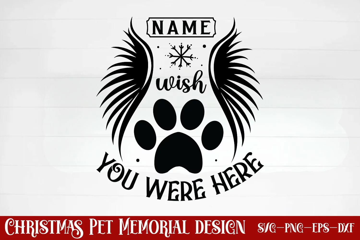 Wish you were here SVG product image 1