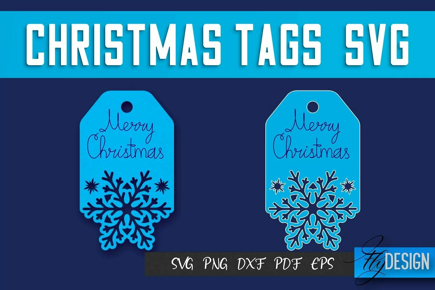 Christmas Tags SVG Design|Christmas Gift Decoration SVG | product image 1