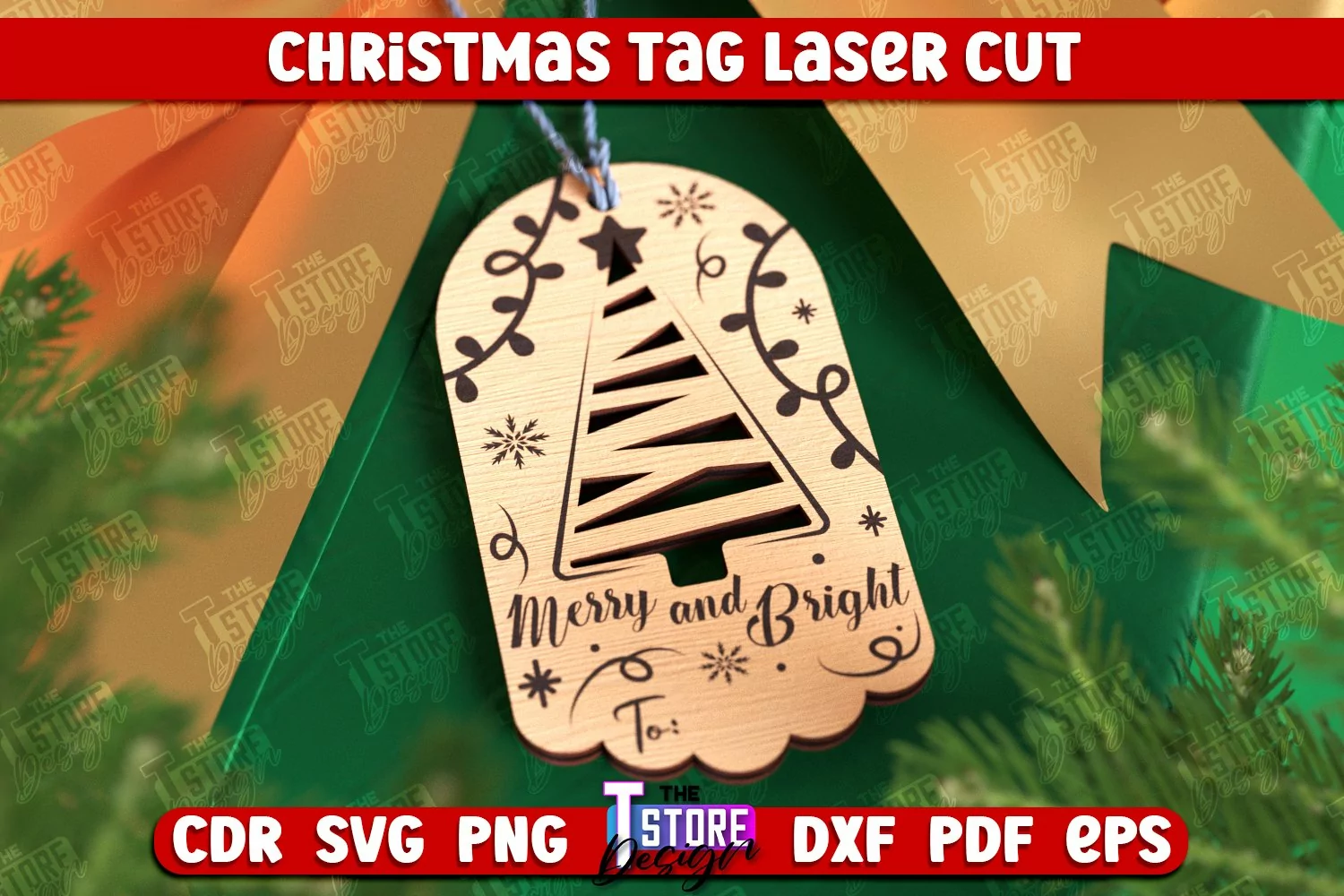 Christmas Tag | Gift Tags | Christmas Gift | Holidays | CNC product image 1