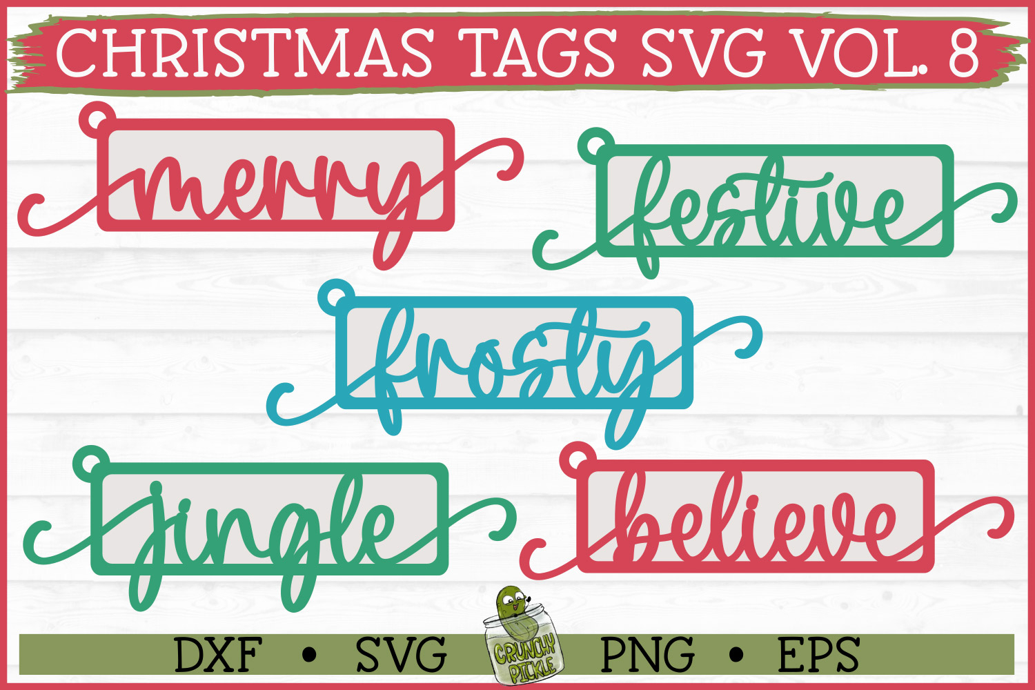 Christmas Tags SVG Vol 8 product image 1