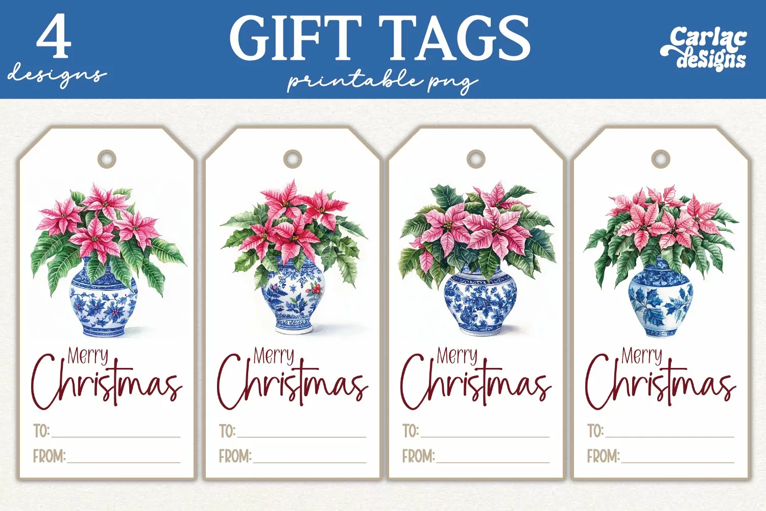 christmas tree gift tags