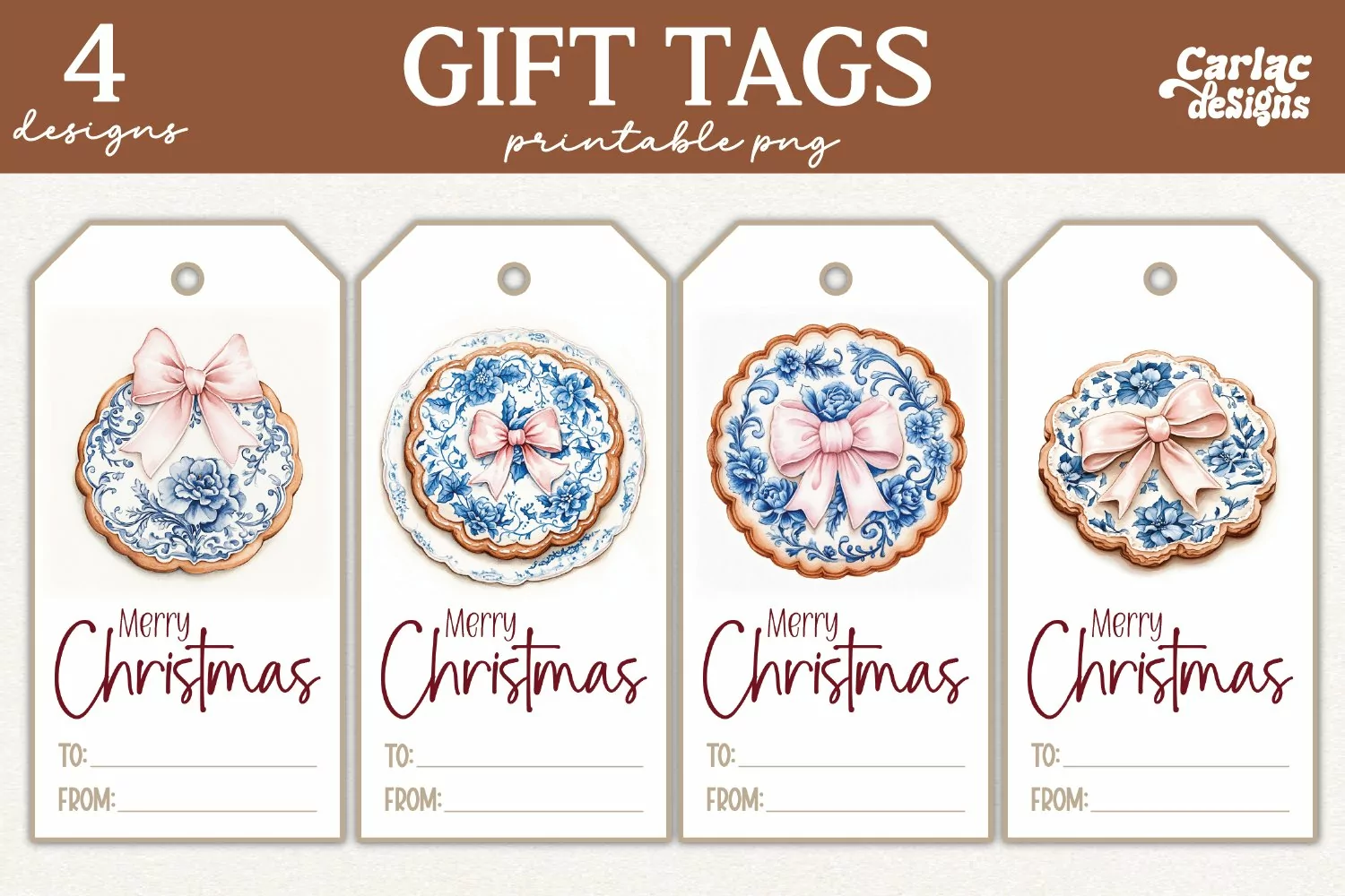 christmas tree gift tags