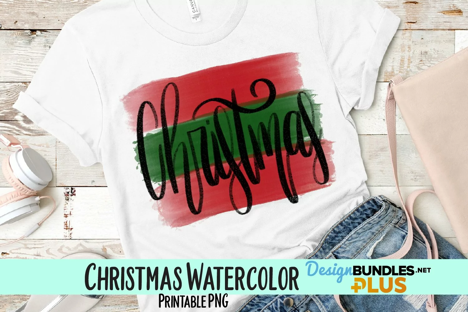 Christmas Watercolor Sublimation PNG product image 1