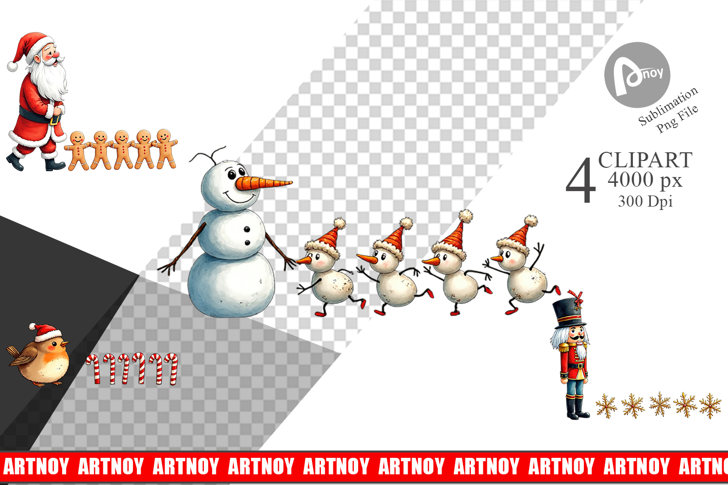 Christmas Cartoons Clipart product image 1