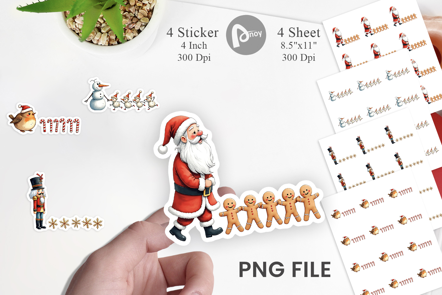 Christmas Cartoons Sticker product image 1