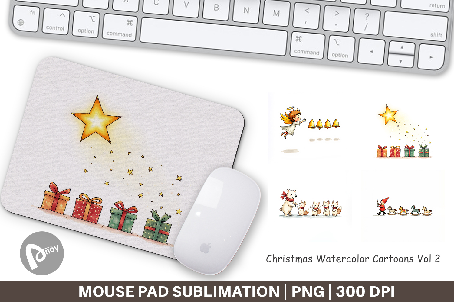 Christmas Cartoons Mouse Pad product image 1