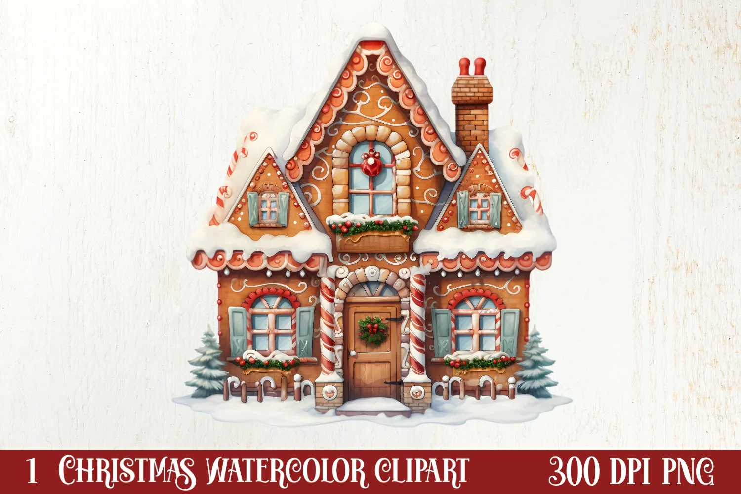 Christmas Hand Drawn Style Clipart, Christmas Clipart product image 1