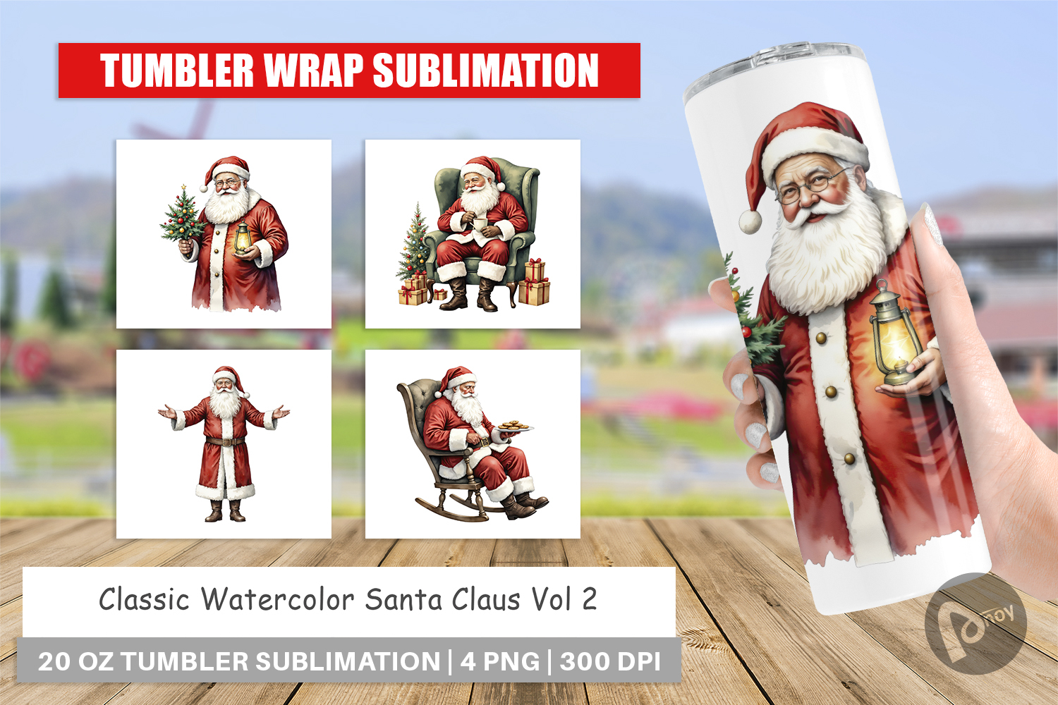 Tumbler Classic Santa Claus product image 1