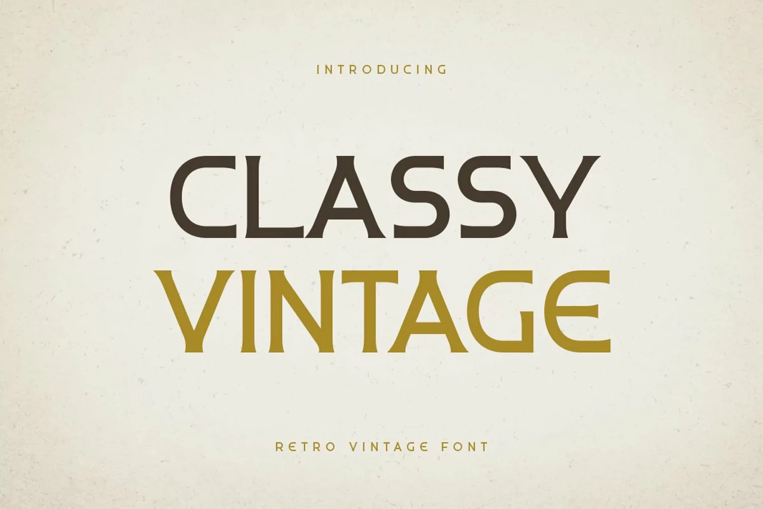 Classy Vintage - Retro Vintage Font product image 1