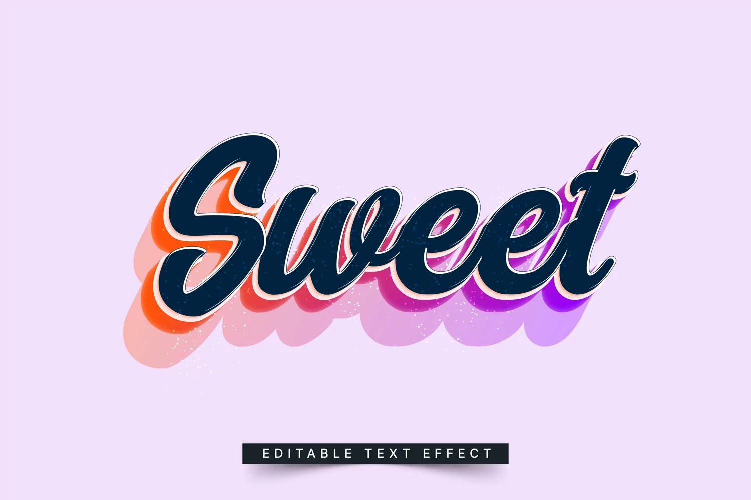 Editable Text Effect for Illustrator. Vector Graphic styles product image 1