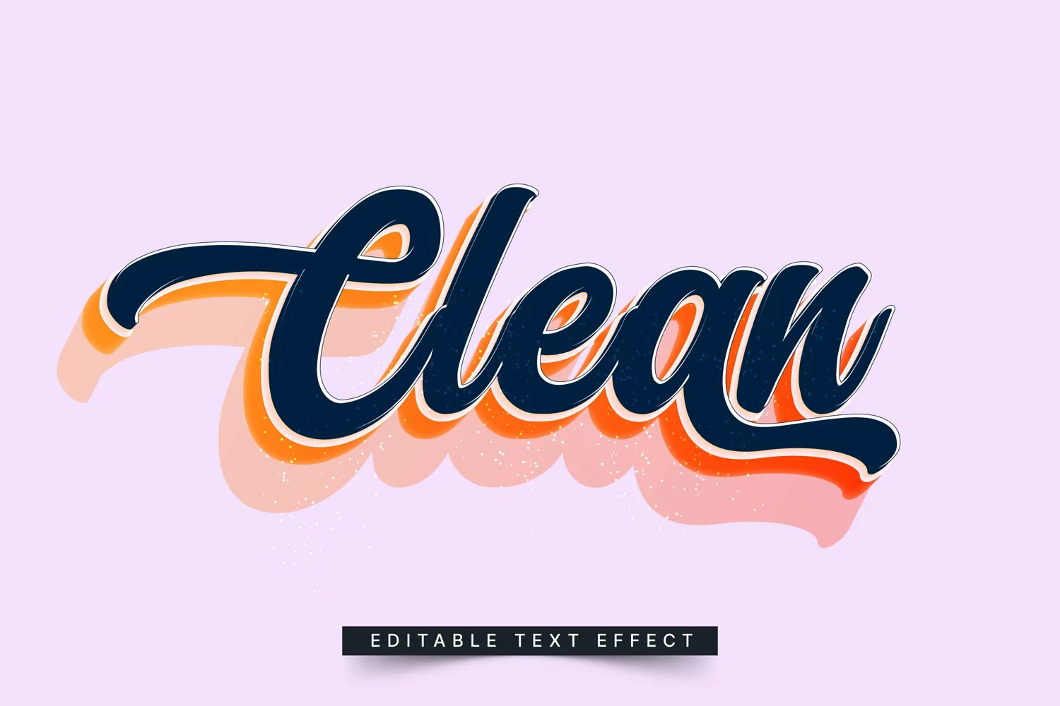 Editable Text Effect for Illustrator. Vector Graphic styles product image 1