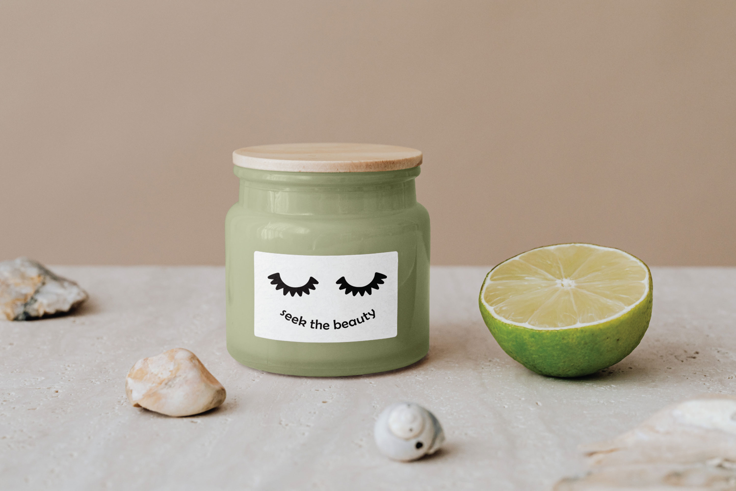 Closed Eyes | Hand Drawn Eyelash | Girls Sleepy Eyes product image 1
