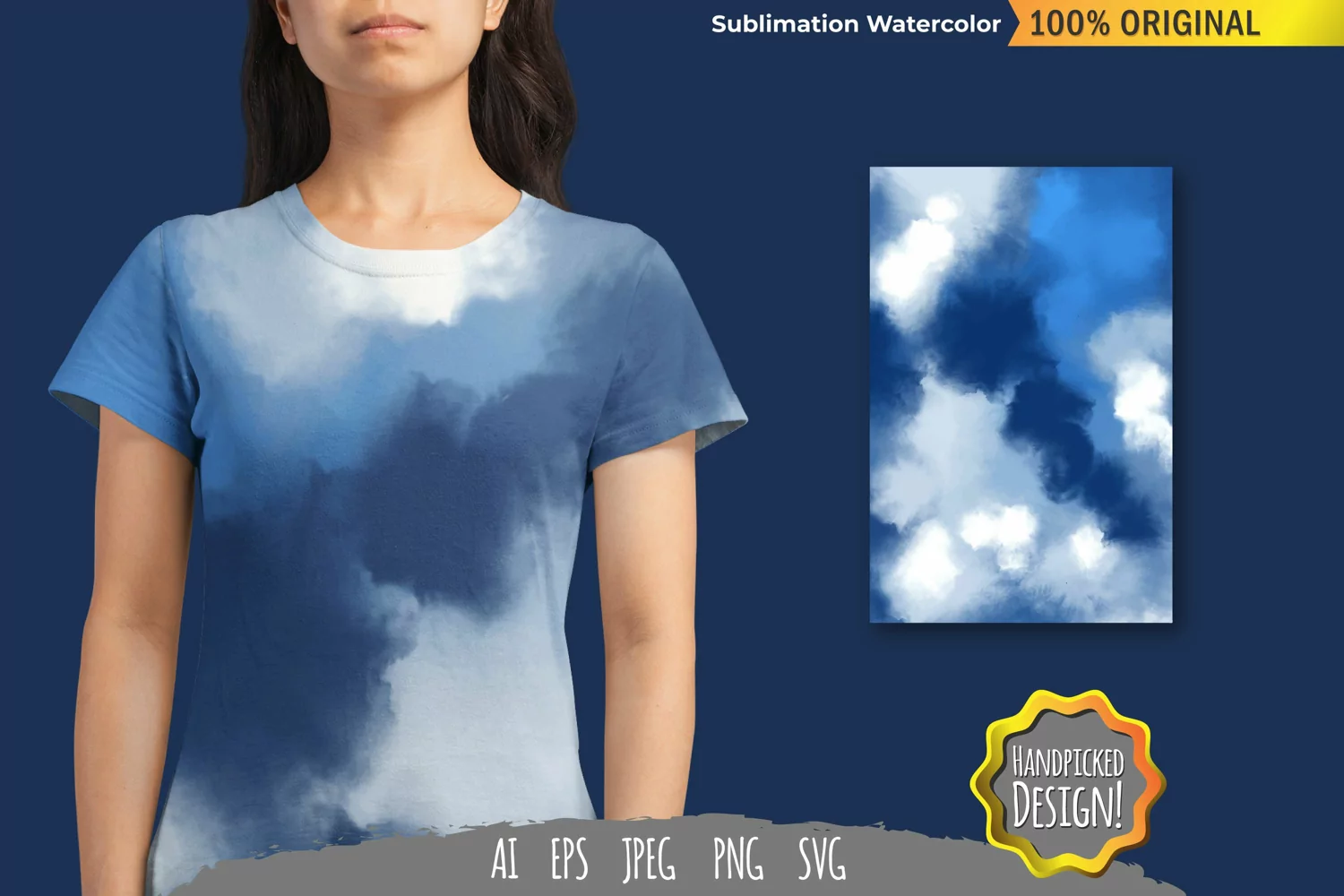 Cloud Sublimation Watercolor product image 1