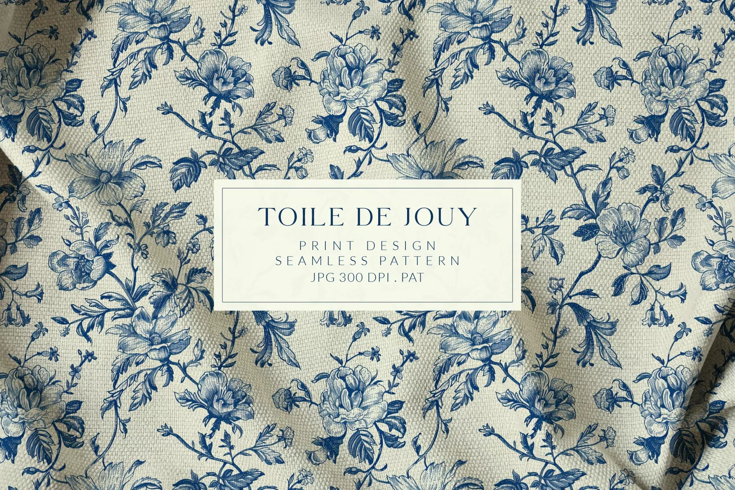 Toile De Jouy Vintage Floral Pattern product image 1