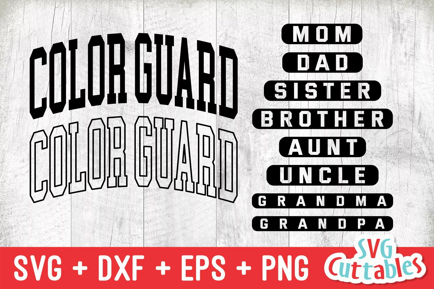Color Guard SVG | Color Guard Family product image 1