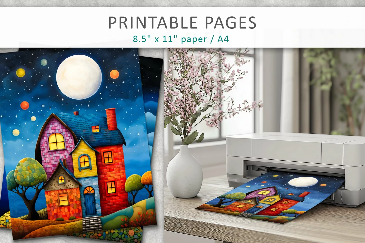 Fairy tale houses printables product image 1