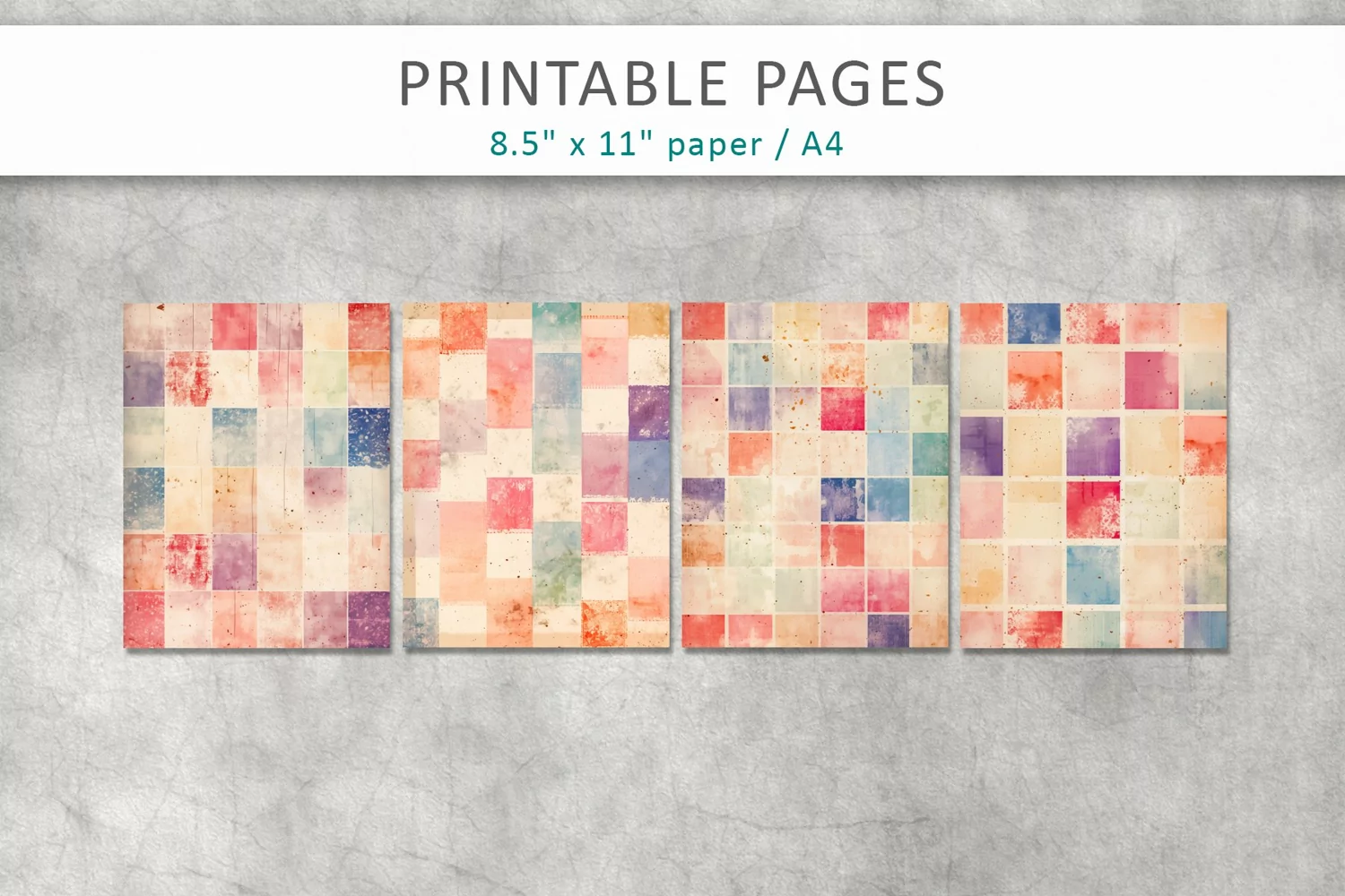 Grunge old paper designs, scrapbook paper product image 1