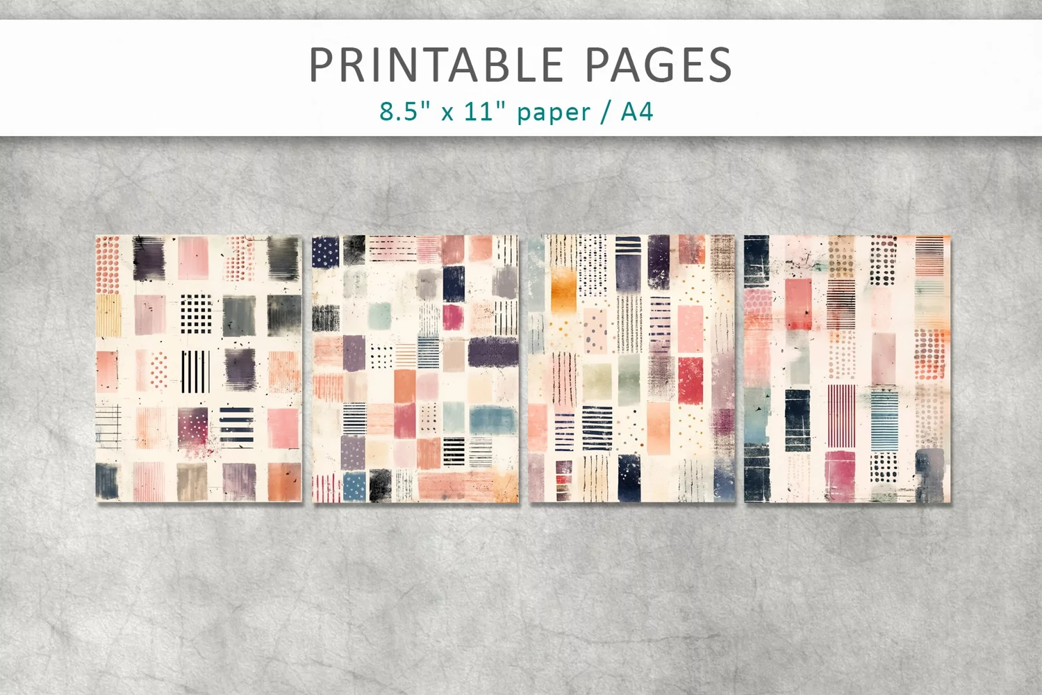 Grunge old paper designs, scrapbook paper product image 1