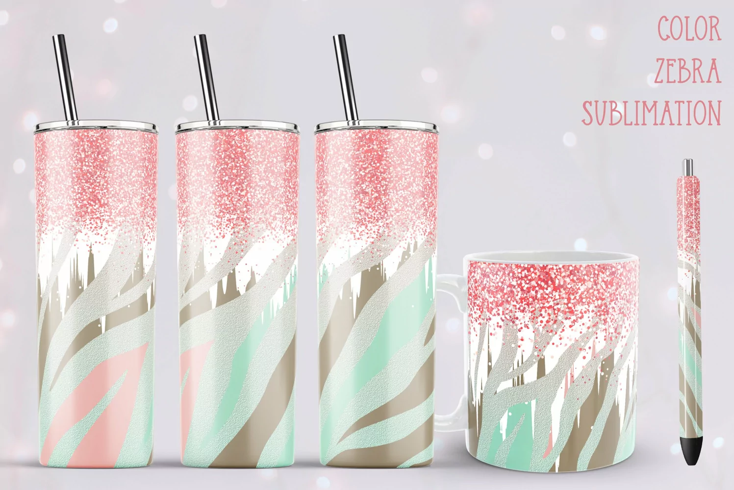color zebra sublimation set