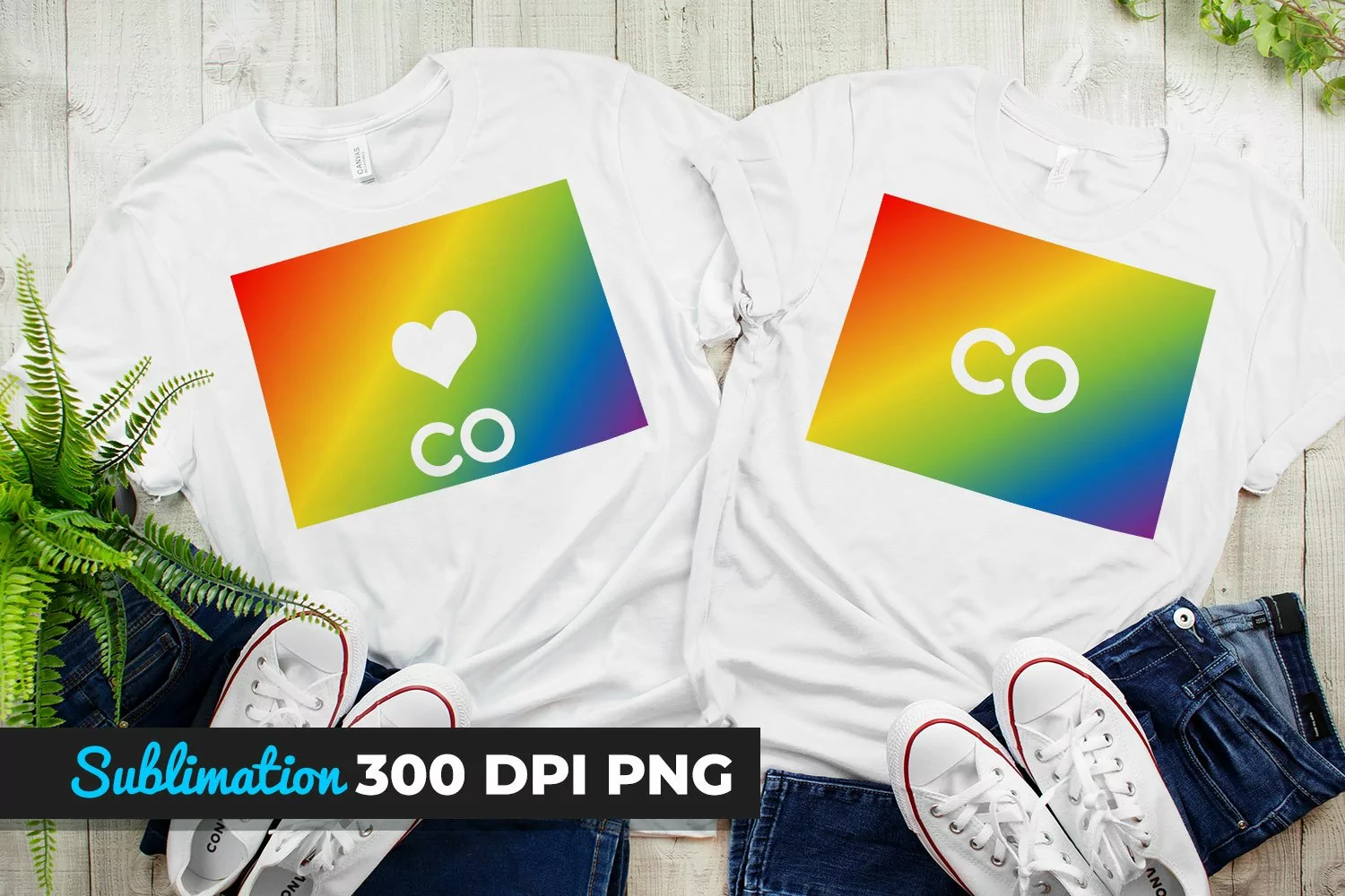 PRIDE in Colorado Gay Pride Rainbow Gradient Sublimation product image 1