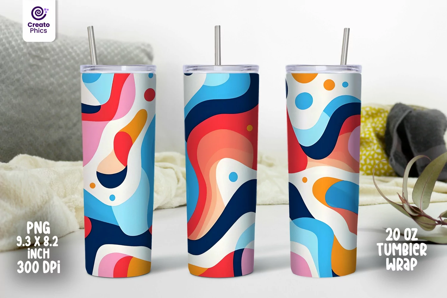 printable, sublimation tumbler, 20 oz tumbler wrap, abstract, colorful tumbler wrap, colors, png